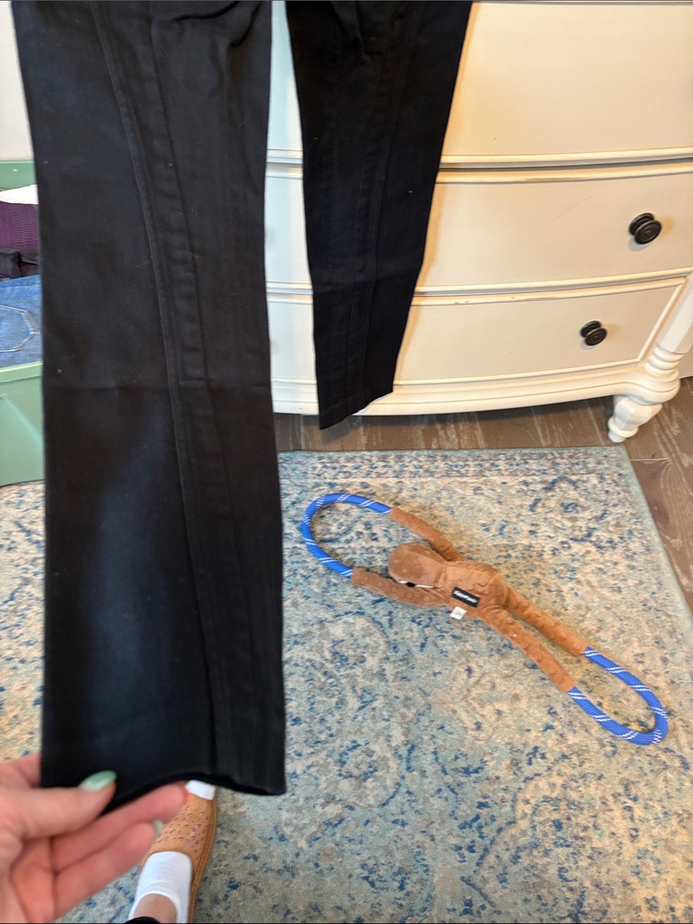 Balenciaga Paris Black women Zip-Accent Slim Pants - Picture 6 of 9